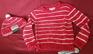 Derek Heart Girls ( 4T ) Sweater And Beanie - Picture 1 of 3