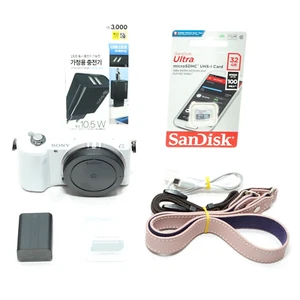 [Extra Mint!!]Sony Alpha a5000 20.1MP Camera(Body_Only set) w/some brand news - Picture 1 of 11