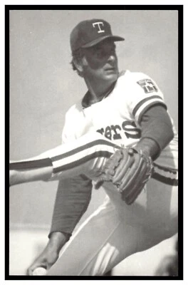 Cartão postal de beisebol vintage Gaylord Perry (1980) Texas Rangers PCTX - Imagem 1 de 2