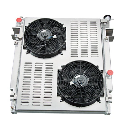4-Row Radiator&Shroud Fan for 2010-2012 Dodge Ram 2500/3500 6.7L Cummins Diesel Foto 1 de 4