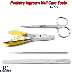 Kit de tocador de pies para manicura para uñas encarnadas quiropodia pododia - Imagen 1 de 7