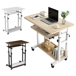 Mobile Computer Desk Home Office PC Laptop Table Work Study Gaming Workstation - Picture 1 of 28