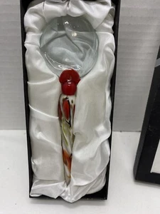Murano Stil Kunstglas Griff Lupe Handarbeit Schreibtisch Artikel - Bild 1 von 6