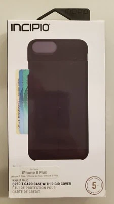 NEW Incipio Wallet Folio Credit Card Case w/Rigid Cover for iPhone 7+ / 8+ Plus - Image 1 of 4