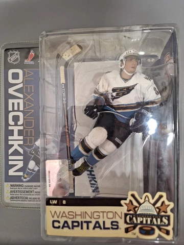 Alexander Ovechkin Mcfarlane Series 13 NHL White Jersey Cover
