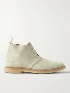 NIB $550 Common Projects Suede Chukka Boots | Beige EU 44 US 11 2337 0506 - Picture 1 of 7