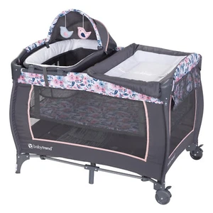 Baby Trend Lil Snooze Deluxe II Centro Infantil - Moda Campana Azul - Imagen 1 de 12