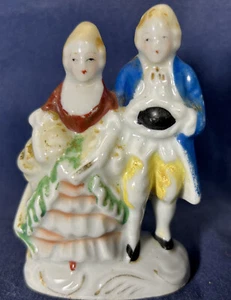 Made In Occupied Japan Vintage Ceramic Victorian couple X - Picture 1 of 3