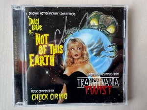 Not of This Earth (1988) Transylvania Twist (1989) Signed 2010 BSK Soundtrack CD - Picture 1 of 6