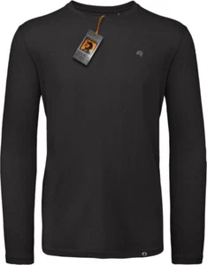 BAC TM070 Bio Langarmshirt T-Shirt Longsleeve Organic COMPANIEER Schwarz Cotton  - Bild 1 von 3
