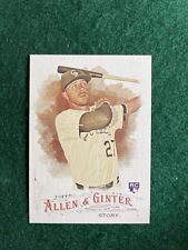 2016 Topps Allen & Ginter Trevor Story RC #12 Colorado Rockies Rookie Card