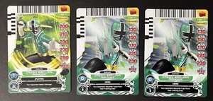 Lot Of 3 2013 Saban’s Power Rangers Action Card Game Green Ranger Cards - Picture 1 of 1