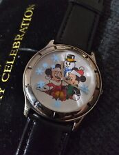 Walt Disney's 1997 Cast Holiday Mickey & Minnie Celebration Watch (Never Worn)