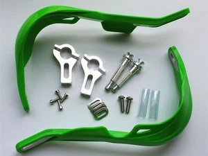 Green 7/8" HAND GUARDS For Honda XR XL TRX CRF KDX 220R KLX DR DRZ Off-Road - Picture 1 of 5