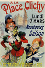 366739 A La Place Clichy Vintage Paris French Retro Art Print Poster