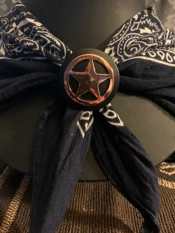 Bufanda/bandana tobogán Western Decor vaquera/vaquero concho 1/2" Foto 1 de 1