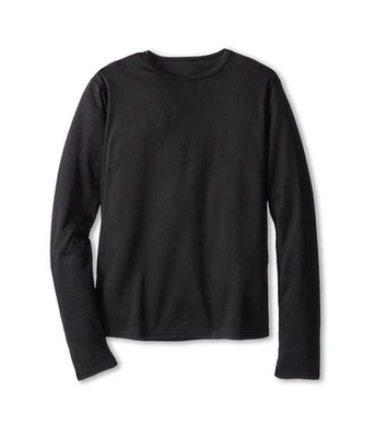 Pullover Hot Chillys L120435 Niños Negro Doble Capa Cuello Redondo Manga Larga Talla XL Foto 1 de 3