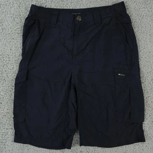 Columbia Shorts Mens 30 Blue Silver Ridge Cargo Utility Omni Shade Hiking 12" - Picture 1 of 15