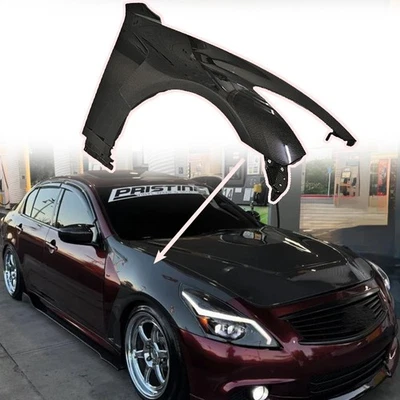 For Infiniti G37 2-Door 4-Door Sedan Front Fender Carbon Fiber (08-13) - Image 1 of 4
