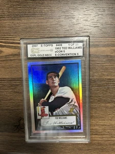 2007 eTopps eCon 5 National Convention FLY GOLD /25 Ted Williams #409 RED SOX - Picture 1 of 2