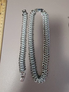 Vintage Aluminium Halskette und Armband Made in Germany von EclecticVintager - Bild 1 von 5