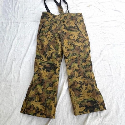 Pantalones con tirantes Gander Mountain vintage para hombre M-XL hoja camuflada aves acuáticas caza Foto 1 de 4