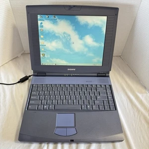 Portátil Sony Vaio PCG-9411 Windows 98 6 GB HD disquete y reproductor de CD 252 Mb RAM - Imagen 1 de 17