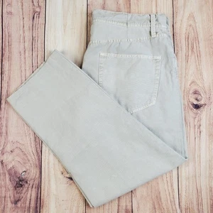 James Perse Pants Mens 36x26 Beige Linen Canvas Cotton Blend Button Fly Casual - Picture 1 of 16