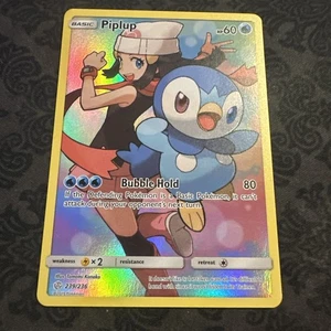 Piplup (Segreto) 239/236 Sm-Cosmic Eclipse Holo - Foto 1 di 10