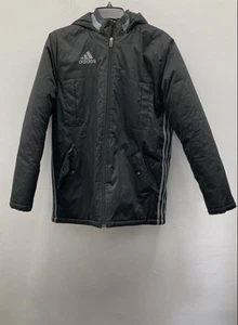 Adidas Women Black Jacket Sz L - Picture 1 of 4