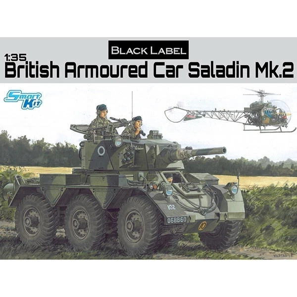 DRAGON 3554 British Armoured Car Saladin Mk.2 scala 1/35 (leggi descrizione) - Immagine 1 di 1