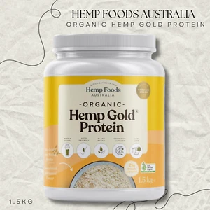 Hemp Foods Australia Organic Hemp Gold Protein 1.5kg - Picture 1 of 9