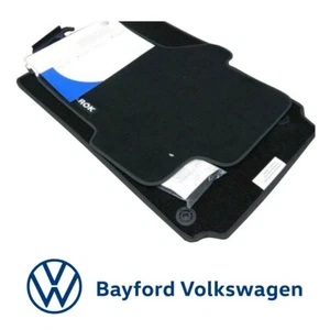 FLOOR MAT SET VW VOLKSWAGEN AMAROK 2010 16 FRONT SET BLACK - NEW - Picture 1 of 1