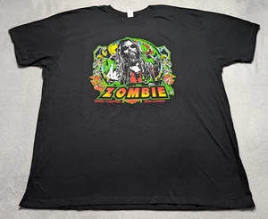 Rob Zombie 2017 Satanic Orgy Tour T-Shirt Black 4XL Horror Rock Double Sided - Picture 1 of 5
