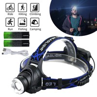 Details about &nbsp;5xLED Rechargeable Headlight 350000LM Headlamp Flashlight Adjustable Beam Angle