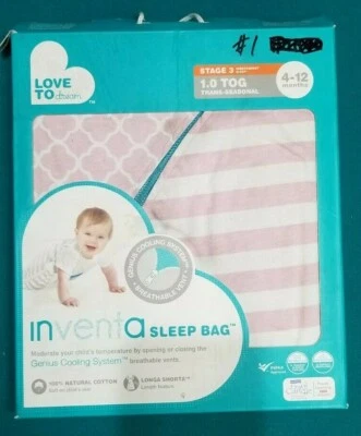 Saco de dormir Love To Dream Inventa, 1,0 Tog 4-12 ¡LEER!! Foto 1 de 4