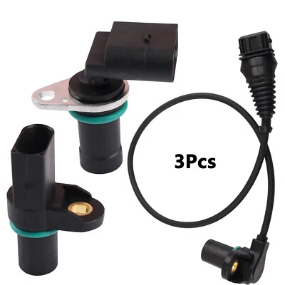 HOT SALE Intake & Exhaust Cam Camshaft & Crankshaft Position Sensor Set For BMW - Imagem 1 de 4