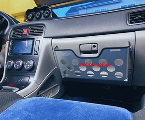 JDM ARP Sport Aluminio Mapa Caja Guantera Cubierta PARA Subaru Forester SF SG STI - Imagen 1 de 5