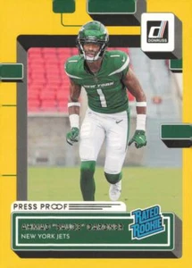 2022 Donruss #328 Ahmad "Sauce" Gardner Yellow Press Proof - Bild 1 von 2