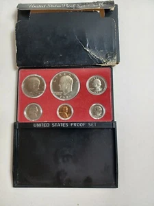 1974-S Proof Set United States US Mint Original Government Packaging Box Ike - Picture 1 of 6