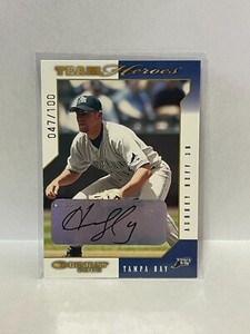 2003 Donruss Team Heroes Autographs #507 Aubrey Huff /100 AUTOGRAPH