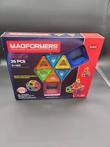 Magformers Basic Set (26 pieces) magnetic building blocks Unused - Opened Box - Picture 1 of 6