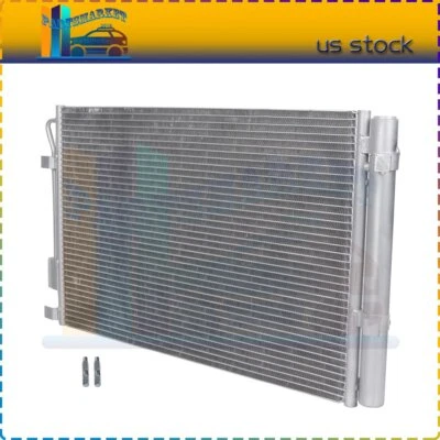 Aluminum AC Condenser For 2012-2013 Hyundai Accent Veloster Kia Rio Fits 3979 - Image 1 of 4