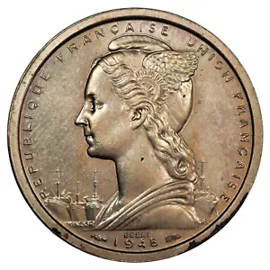 Cameroon - 2 francs 1948 essay - Union Francaise - nickel bronze - KM.E6 colony - Picture 1 of 2