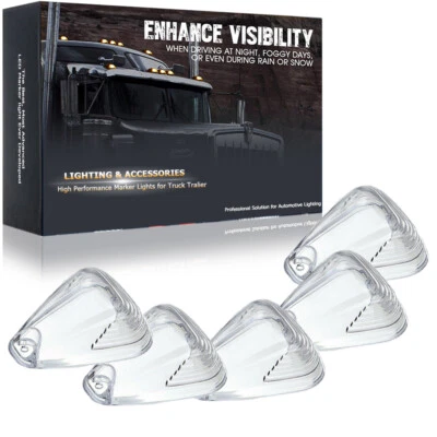 Clear Cab Lens Roof marker light Cover for Ford F-250/F-350 1999-2016 Super Duty - Image 1 of 4