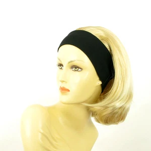 Stirnband Perücke frau mit lang golden blond Docht sehr hellblond MADY 24bt613 - Bild 1 von 8