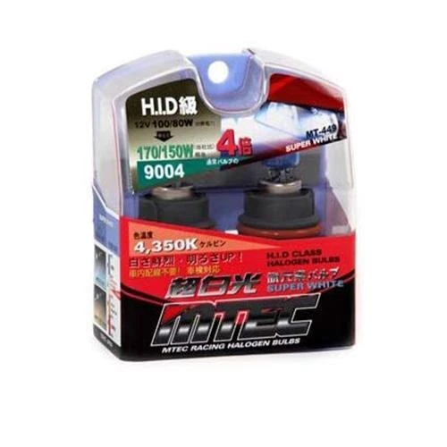 MTEC 9004 HB2 12v 100/80w Super White Xenon Effect Upgrade Bulbs - Image 1 of 1
