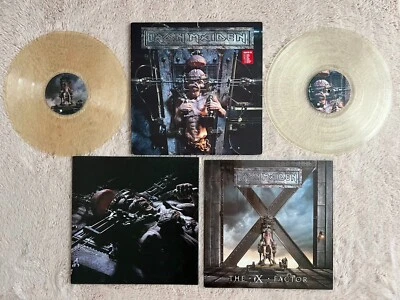 IRON MAIDEN The X Factor CLEAR VINYL 2LP 1995 1st PRESS Original UNPLAYED Poster - Image 1 of 4