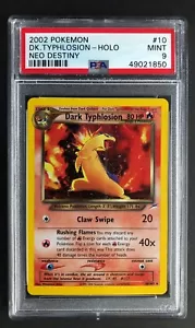 2002 Pokemon DK. Dark Typhlosion Holo PSA 9 neuwertig Neo Destiny 10/105 seltene Karte 10 - Bild 1 von 3