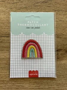 RAINBOW - Clothing Patch Iron On Patches Embroidery Cloth Stickers - Picture 1 of 1